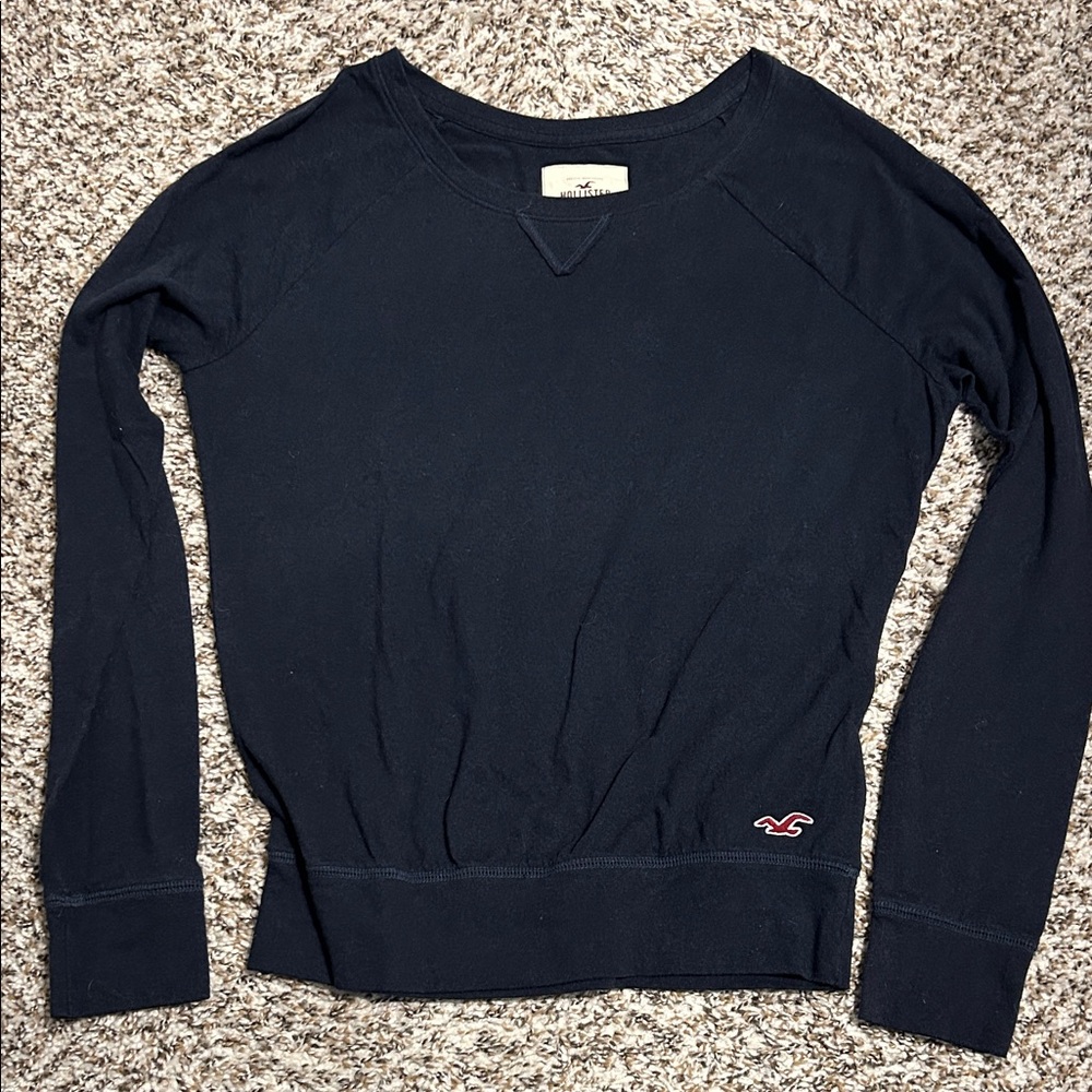 Vintage Hollister Dark Blue Crew Neck Longsleeve